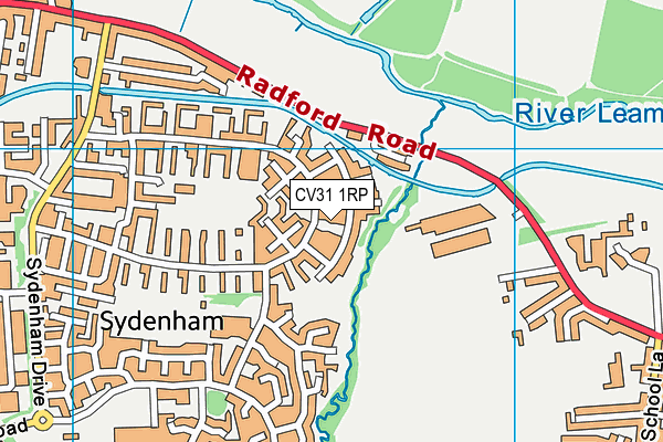 CV31 1RP map - OS VectorMap District (Ordnance Survey)