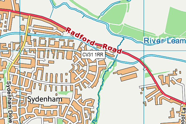 CV31 1RR map - OS VectorMap District (Ordnance Survey)