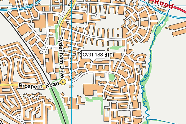 CV31 1SS map - OS VectorMap District (Ordnance Survey)