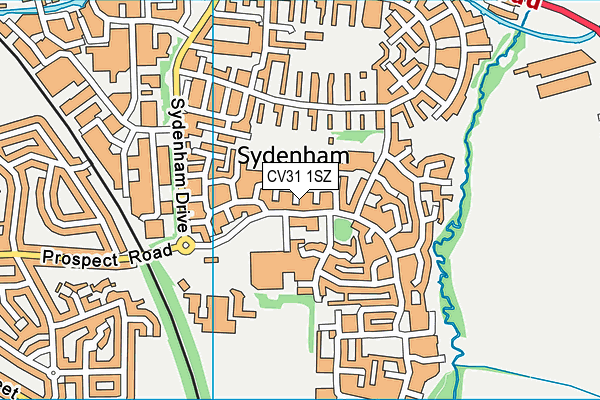 CV31 1SZ map - OS VectorMap District (Ordnance Survey)