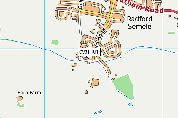 CV31 1UT map - OS VectorMap District (Ordnance Survey)