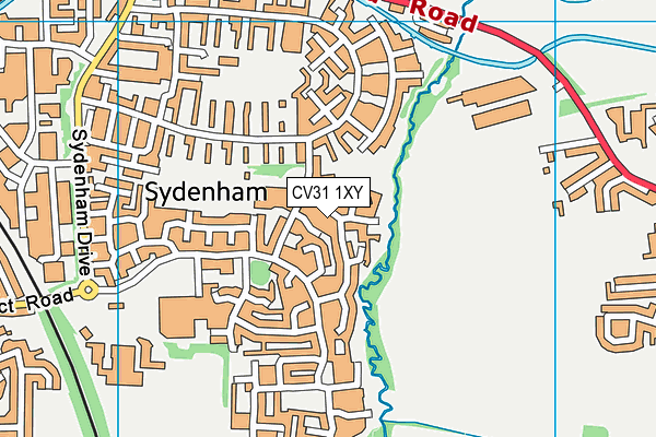 CV31 1XY map - OS VectorMap District (Ordnance Survey)