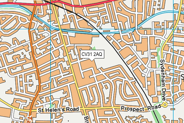 CV31 2AQ map - OS VectorMap District (Ordnance Survey)