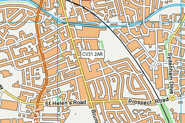 Shrubland Street Community Primary School map (CV31 2AR) - OS VectorMap District (Ordnance Survey)