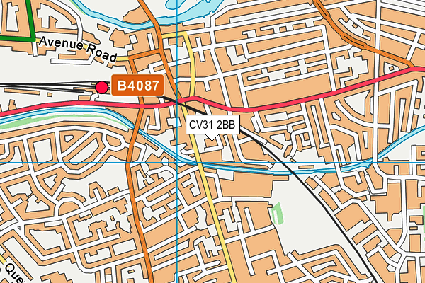 CV31 2BB map - OS VectorMap District (Ordnance Survey)