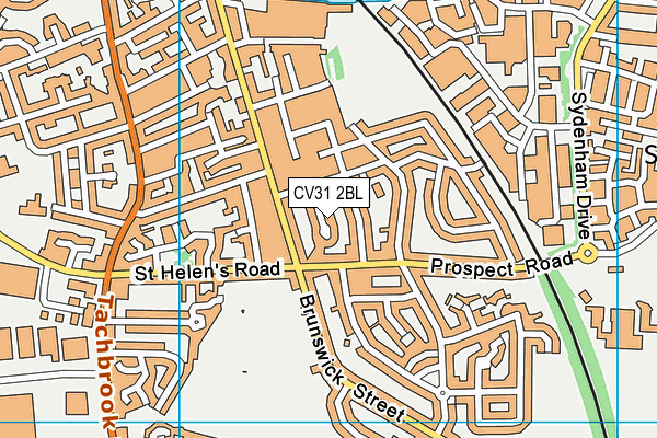 CV31 2BL map - OS VectorMap District (Ordnance Survey)