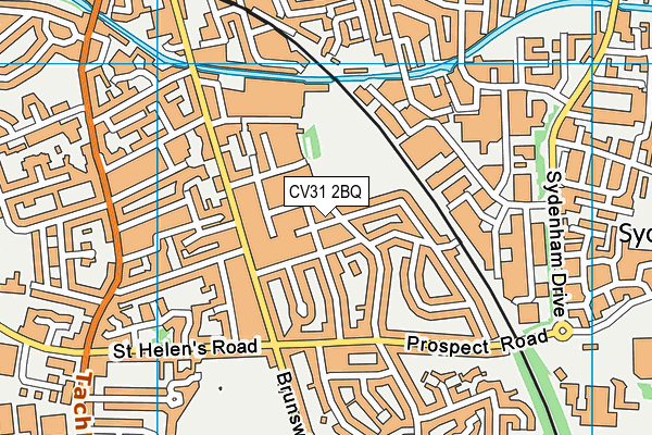 CV31 2BQ map - OS VectorMap District (Ordnance Survey)