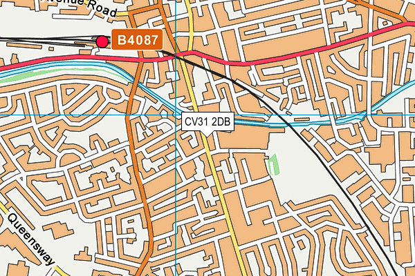 CV31 2DB map - OS VectorMap District (Ordnance Survey)