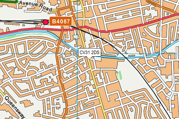 CV31 2DS map - OS VectorMap District (Ordnance Survey)