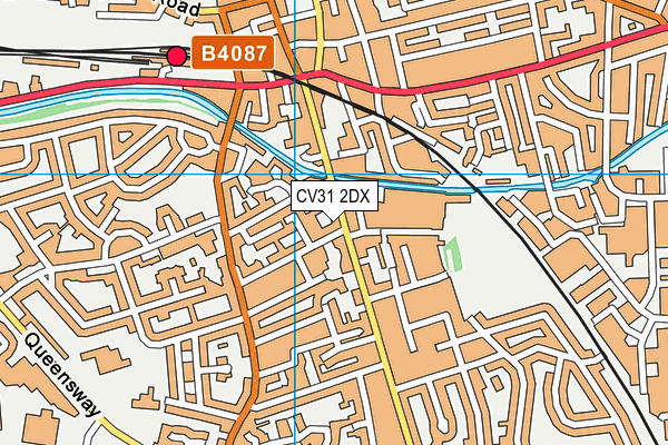 CV31 2DX map - OS VectorMap District (Ordnance Survey)