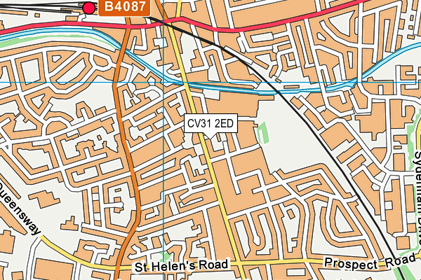 CV31 2ED map - OS VectorMap District (Ordnance Survey)