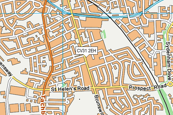 CV31 2EH map - OS VectorMap District (Ordnance Survey)