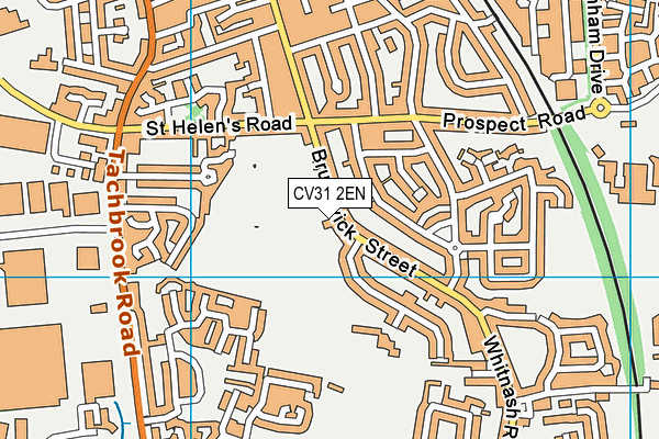 CV31 2EN map - OS VectorMap District (Ordnance Survey)