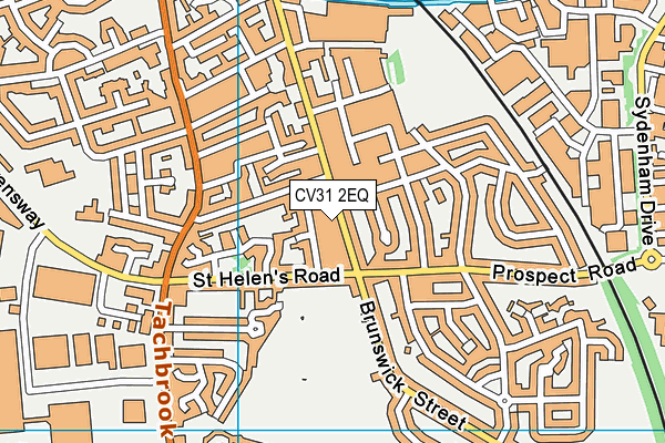 CV31 2EQ map - OS VectorMap District (Ordnance Survey)