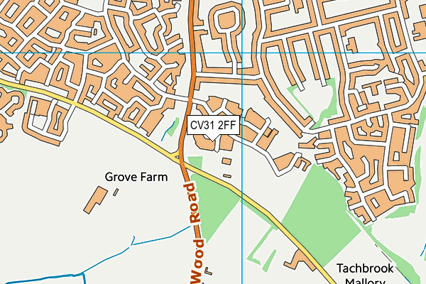 CV31 2FF map - OS VectorMap District (Ordnance Survey)