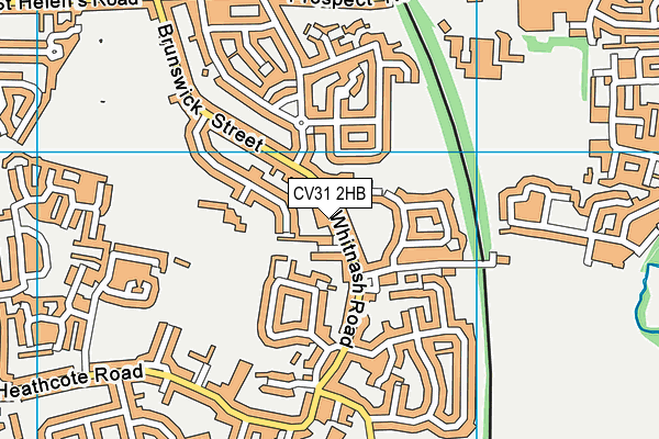 VLC map (CV31 2HB) - OS VectorMap District (Ordnance Survey)