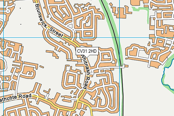 CV31 2HD map - OS VectorMap District (Ordnance Survey)