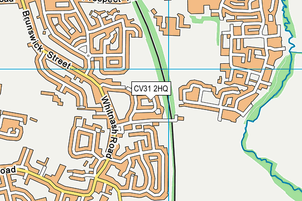 CV31 2HQ map - OS VectorMap District (Ordnance Survey)