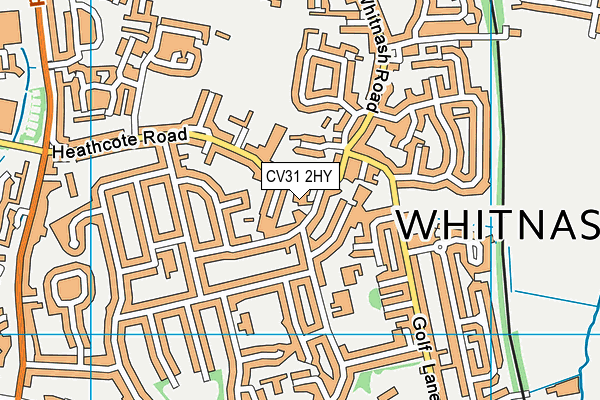 CV31 2HY map - OS VectorMap District (Ordnance Survey)