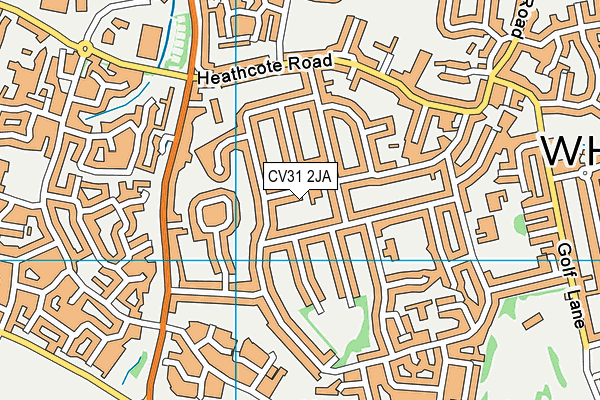 CV31 2JA map - OS VectorMap District (Ordnance Survey)