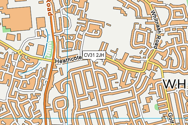 CV31 2JH map - OS VectorMap District (Ordnance Survey)