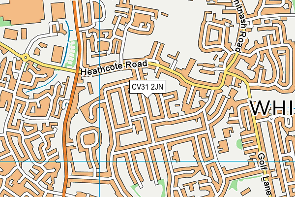 CV31 2JN map - OS VectorMap District (Ordnance Survey)