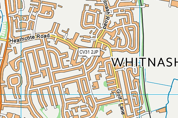 CV31 2JP map - OS VectorMap District (Ordnance Survey)