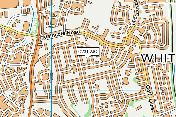 CV31 2JQ map - OS VectorMap District (Ordnance Survey)