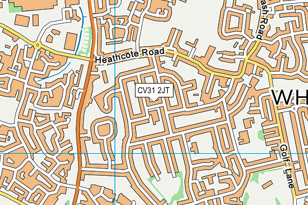 CV31 2JT map - OS VectorMap District (Ordnance Survey)