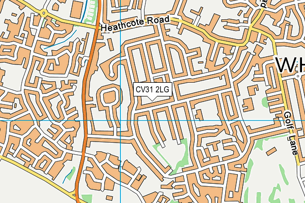 CV31 2LG map - OS VectorMap District (Ordnance Survey)