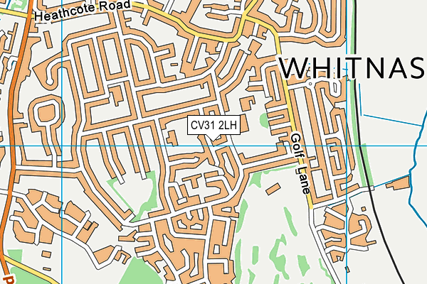 CV31 2LH map - OS VectorMap District (Ordnance Survey)