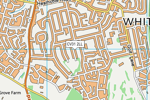 CV31 2LL map - OS VectorMap District (Ordnance Survey)