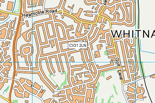 CV31 2LN map - OS VectorMap District (Ordnance Survey)
