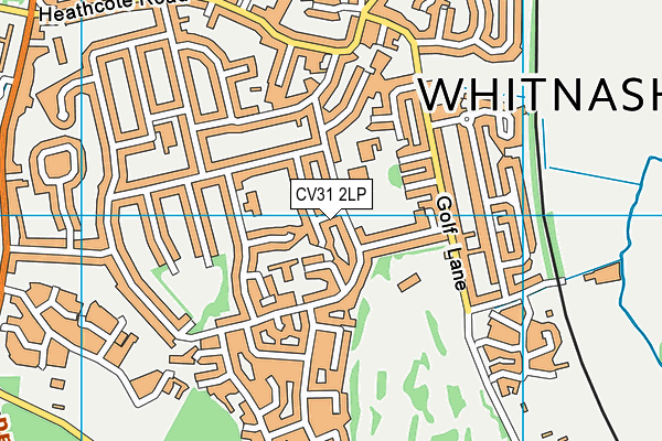 CV31 2LP map - OS VectorMap District (Ordnance Survey)