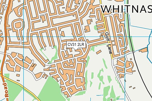 CV31 2LR map - OS VectorMap District (Ordnance Survey)