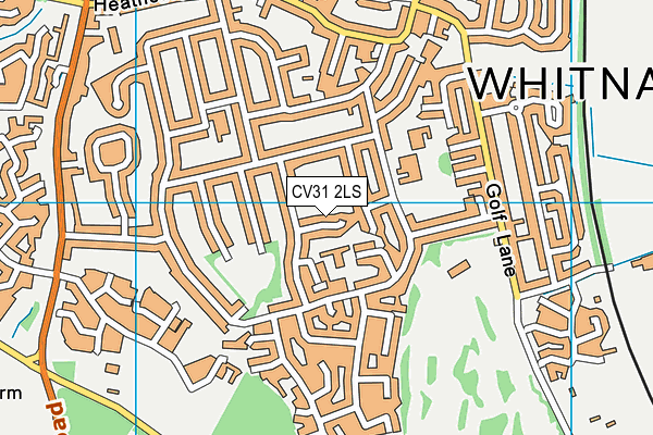 CV31 2LS map - OS VectorMap District (Ordnance Survey)
