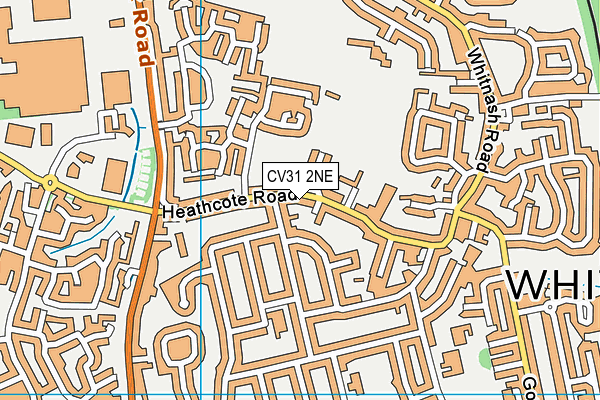 CV31 2NE map - OS VectorMap District (Ordnance Survey)