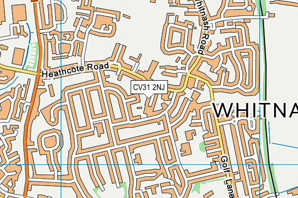 CV31 2NJ map - OS VectorMap District (Ordnance Survey)