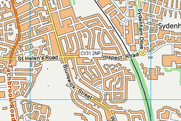 CV31 2NP map - OS VectorMap District (Ordnance Survey)