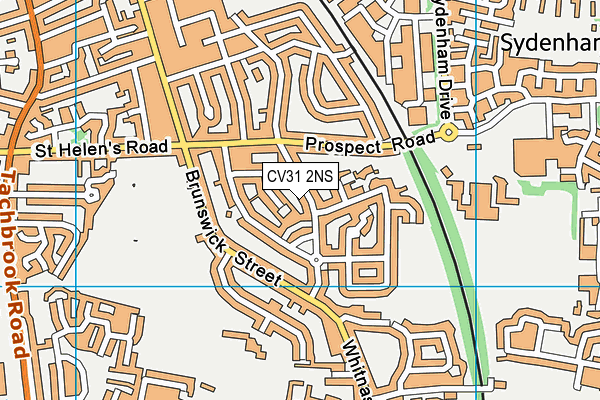 CV31 2NS map - OS VectorMap District (Ordnance Survey)