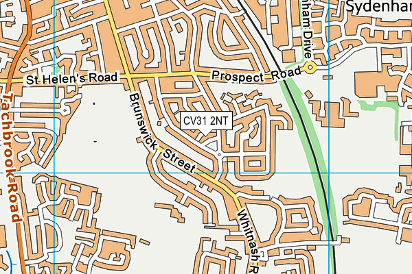 CV31 2NT map - OS VectorMap District (Ordnance Survey)