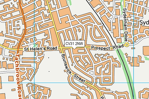 CV31 2NW map - OS VectorMap District (Ordnance Survey)