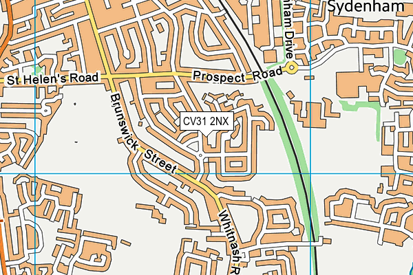 CV31 2NX map - OS VectorMap District (Ordnance Survey)