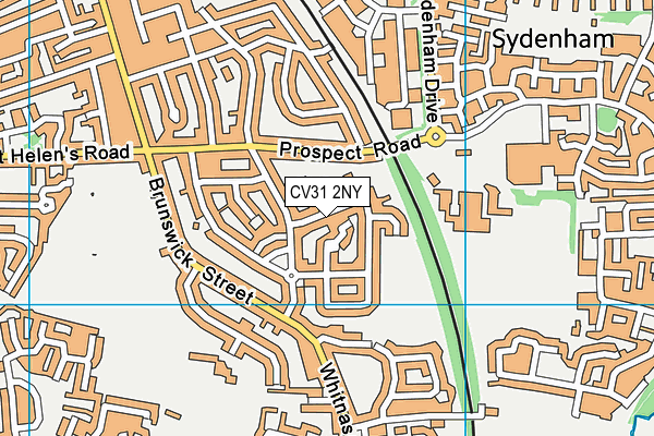 CV31 2NY map - OS VectorMap District (Ordnance Survey)