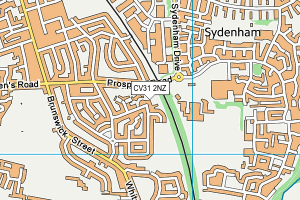 CV31 2NZ map - OS VectorMap District (Ordnance Survey)