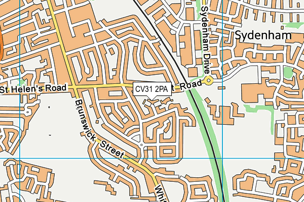 CV31 2PA map - OS VectorMap District (Ordnance Survey)