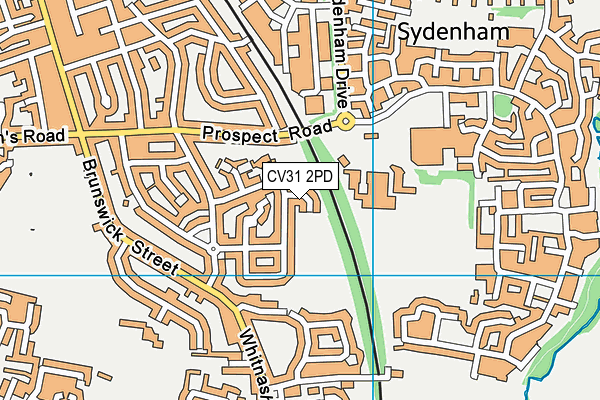 CV31 2PD map - OS VectorMap District (Ordnance Survey)