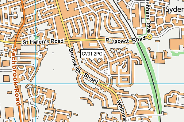 CV31 2PG map - OS VectorMap District (Ordnance Survey)