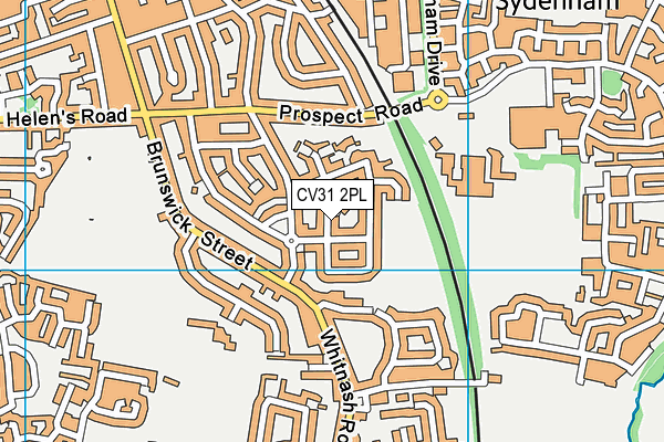 CV31 2PL map - OS VectorMap District (Ordnance Survey)