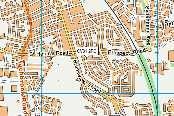 CV31 2PQ map - OS VectorMap District (Ordnance Survey)